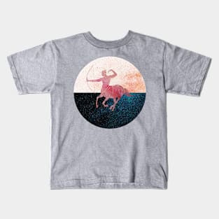 Watercolor Sagittarius Kids T-Shirt